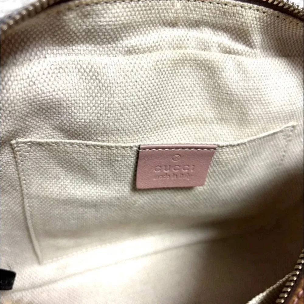 Gucci Brown Leather Crossbody Bag with Tassel - Picture 6 of 8